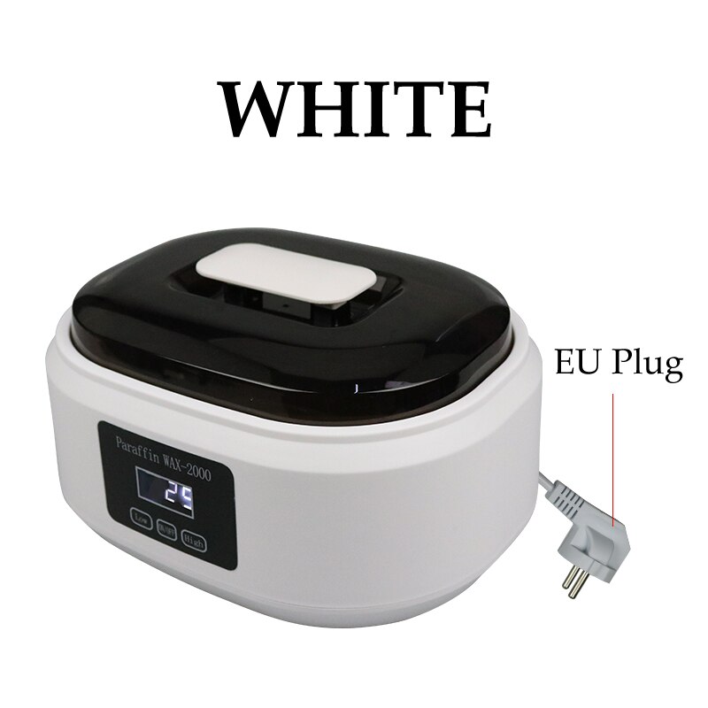 2L Grote Paraffine Kachels Elektrische Wax Warmer Kit Hand En Body Warmer Schoonheidssalon Voetenbad Wax Ontharing waxen Pot: White