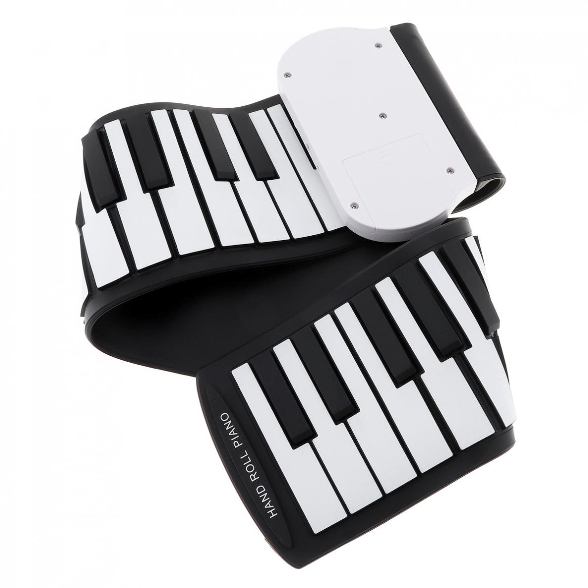 49 Keys Silicon Flexible Hand Roll Up Piano Electronic Keyboard Organ Enlightenment for Children Students