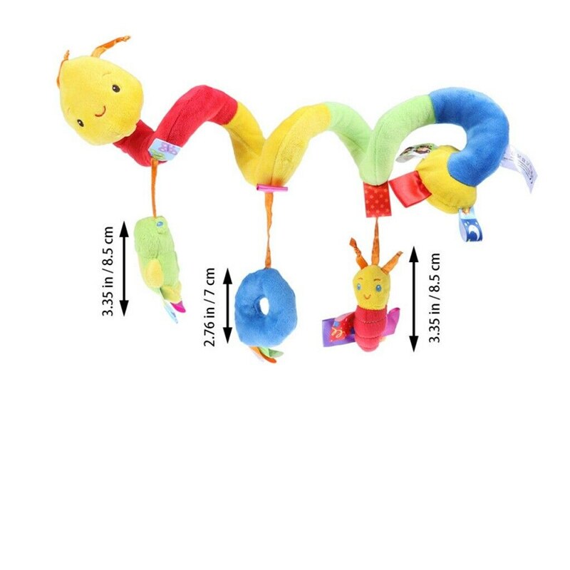 Jouet en spirale pour -né, berceau, poussette, siège de voiture, hochets éducatifs, serviette pour bébé