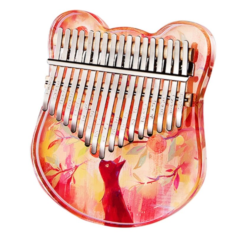 Kalimba – Piano à pouce 17 touches, Piano à doigts Mbira avec marteau de réglage, d&#39;instruments musicaux pour enfants, adultes, débutants, Etc.: Default Title