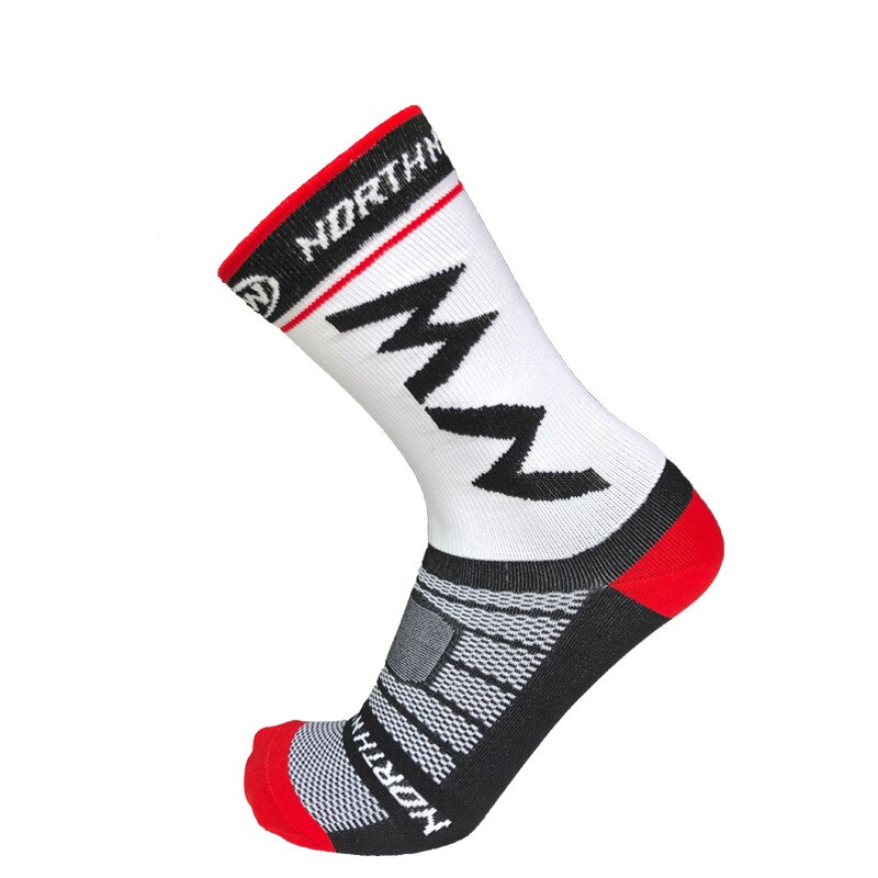 Men Sports Socks Riding Cycling Socks Running Sport Sock Summer Mountain Hiking Man Women Bike Socks Calcetines Ciclismo: 7 se NW White