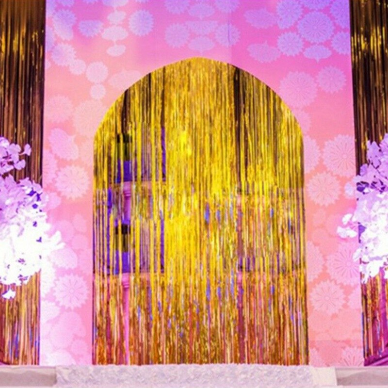 Gordijn kwast bruiloft regengordijn decoratie voor verjaardag feestdecoratie kerstdecoratie thuis jaar kerst lay-out