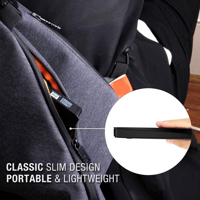 Externe cd dvd-drive usb 3.0,  premium draagbare dvd/cd-rom +/-rw optische drive brander schrijver speler voor laptop pc mac