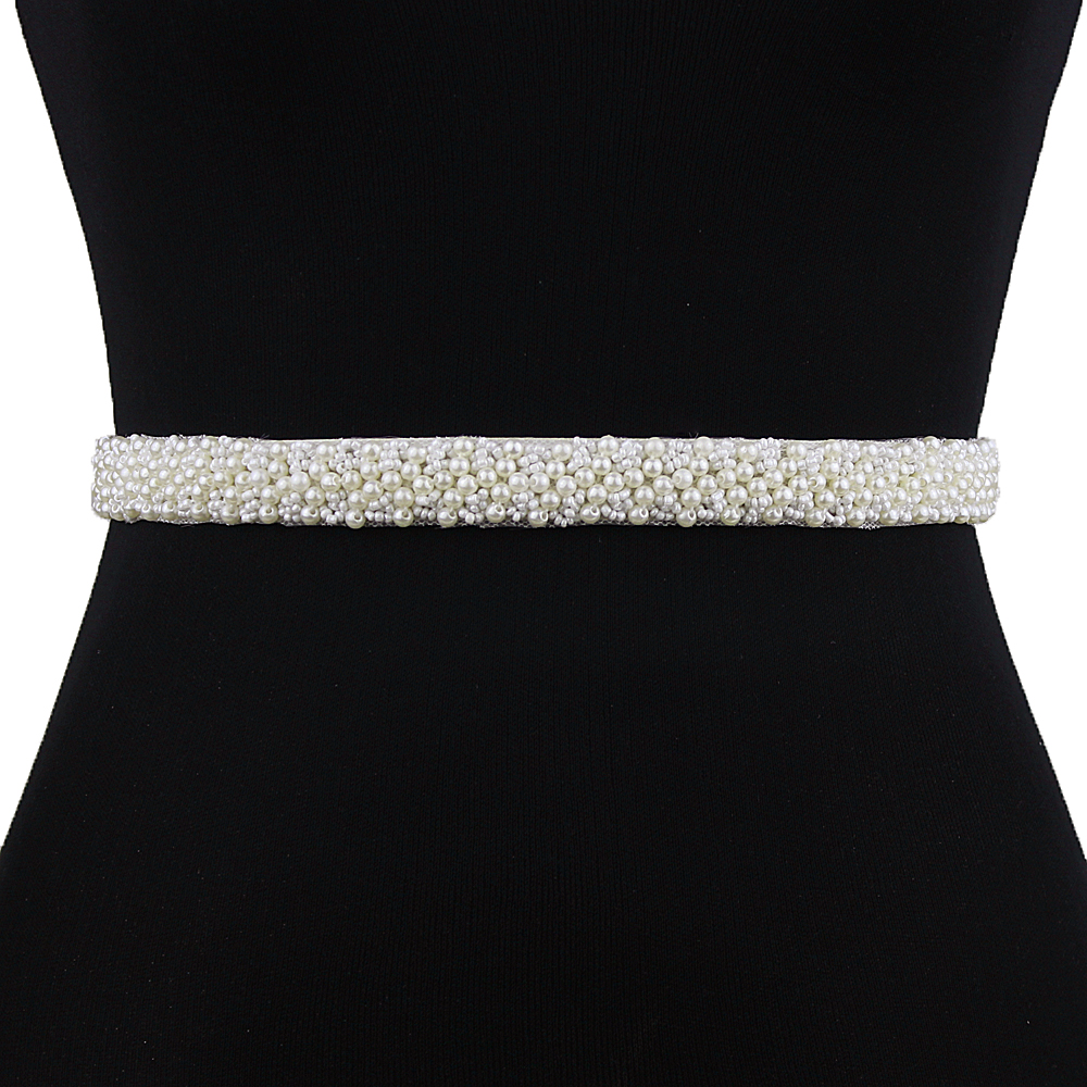 TRiXY S204 de boda de las mujeres cinturones de fajines con cuentas de de noche vestido de novia cintura faja nupcial Correa