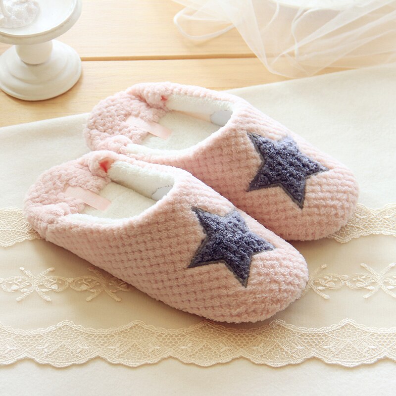 Pantufa feminina casa, chinelo de casa de inverno para adultos e meninas