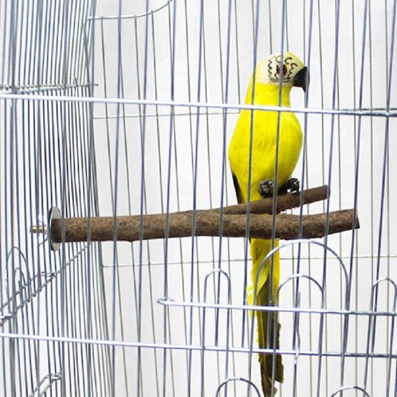 Palo de madera de pie para pájaros y loros, accesorios para juguetes de aves, 15/20/25/30cm
