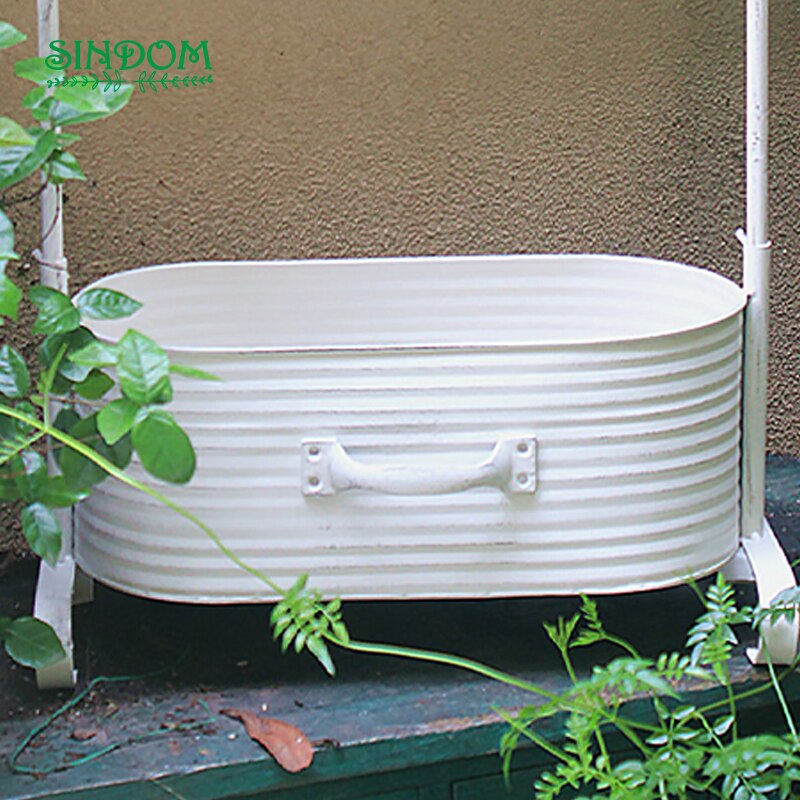 Support en fer forgé pour fleurs, décoration de jardin d&#39;extérieur