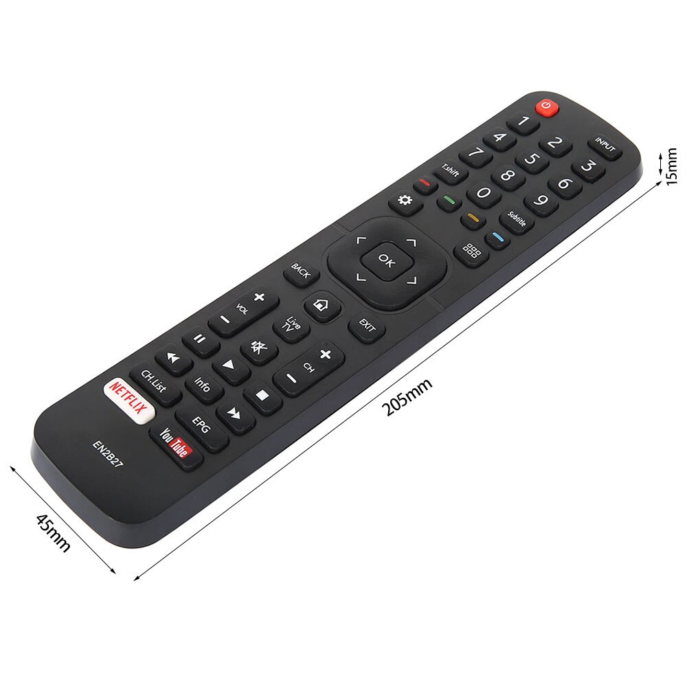 Universal EN2B27 TV Remote Control for Hisense 32K3110W 40K3110PW 50K3110PW