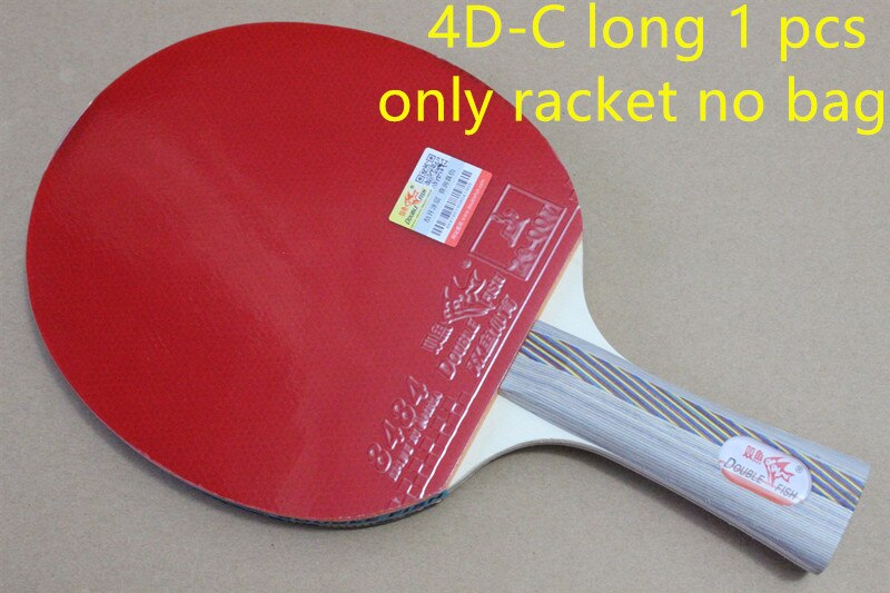 original double fish D Series Table tennis rackets . finished product Table tennis racquet: 4D C long no bag