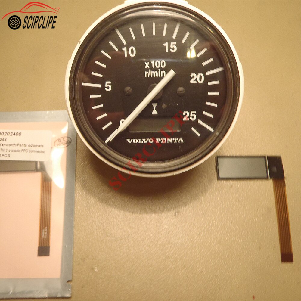 Snelheidsmeter/Toerenteller Lcd Display Voor Kenworth Trucks/Vdo Internationale/Vdo Cockpit Vision/Jcb Tractor/Volvo penta Boot