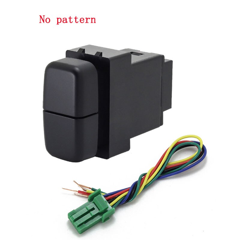 1pc Dual key switch dual switch fog light daytime running light Switch Button for Mitsubishi LancerX