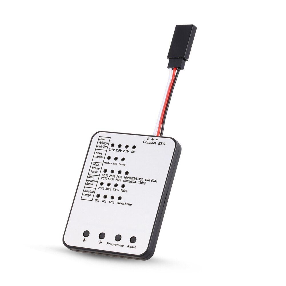 Lage Voltadge Afgesneden Voltadge Programmering Kaart Voor Rc Auto Esc Brushless Electronic Speed Controller