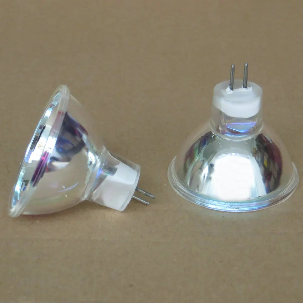 2Pcs ELC HALOGEN LAMP 24VOLT 250WATT 24V 250W MR16 GX6.35 for Projector Microscope,Endoscope Microscope Fiber Optic Light Source
