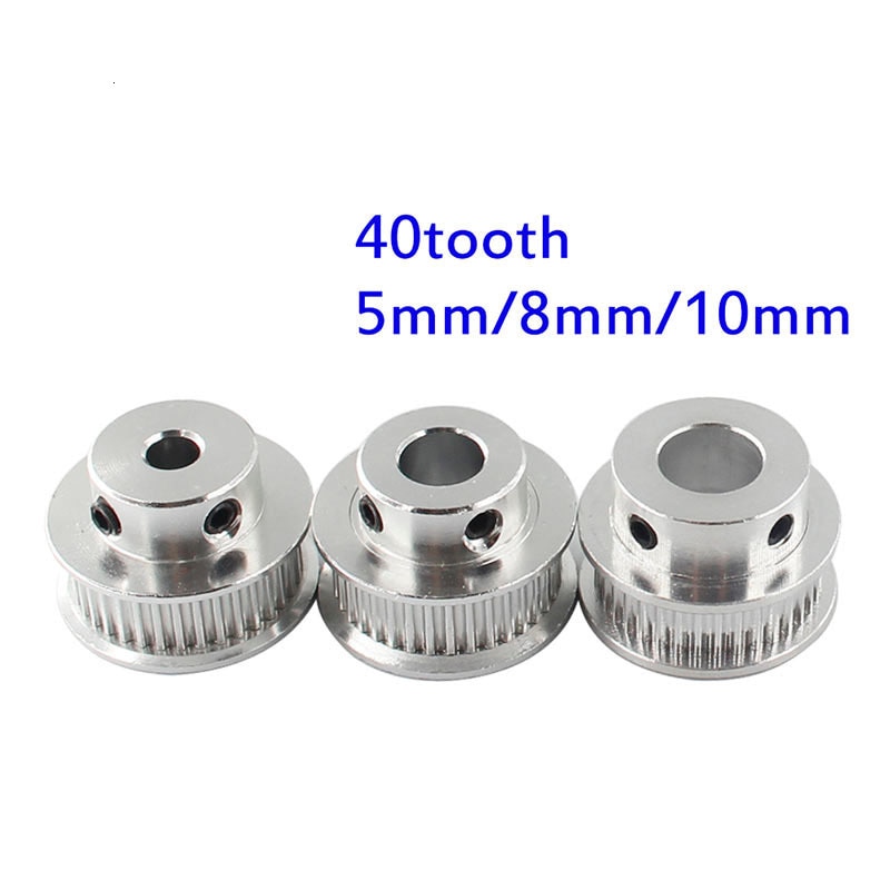 GT2 poulie 30 36 40 60 dents 60 T 5mm alésage GT2 poulie de distribution pour Reprap 3D imprimante pièces gt2 poulie 60 dents
