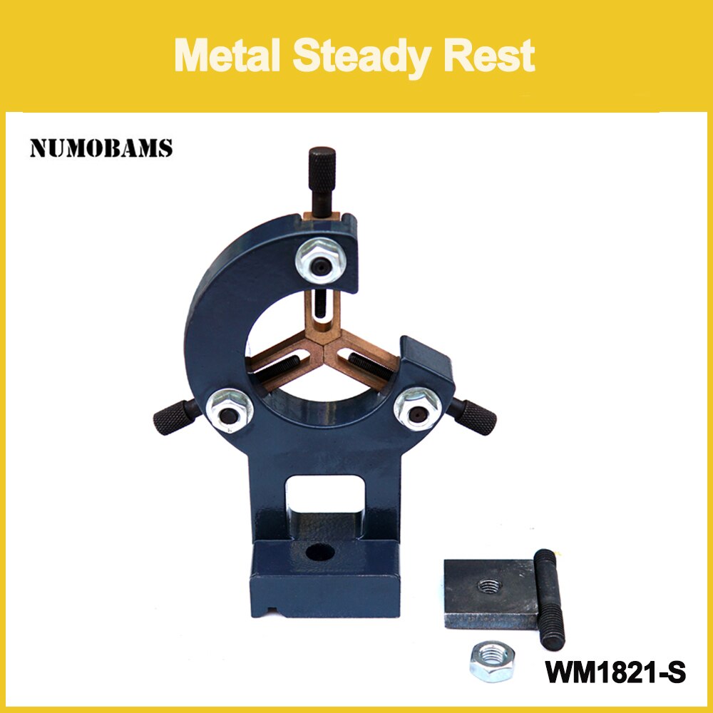 Wm1821- s  wm180v/wm210v drejebænk maskine steady rest metal centerramme værktøjsholder