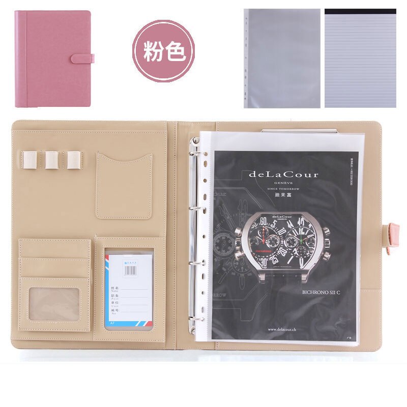 Kontor kontorpapir multifunksjonell  a4 kontraktsignering arkivmappe salgsforhandling tepper pasta 1199a: Rosa en stil