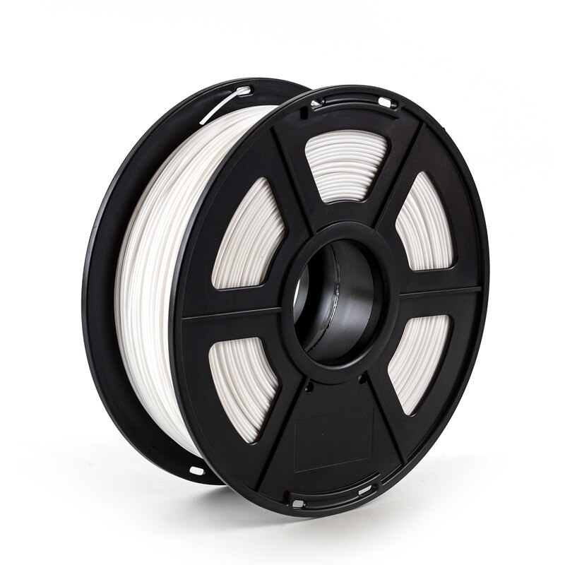 PETG 1.75mm 3D Printer Filament 1kg/2.2lbs Plastic Filament Material for 3D Printer PETG Carbon Fiber: White