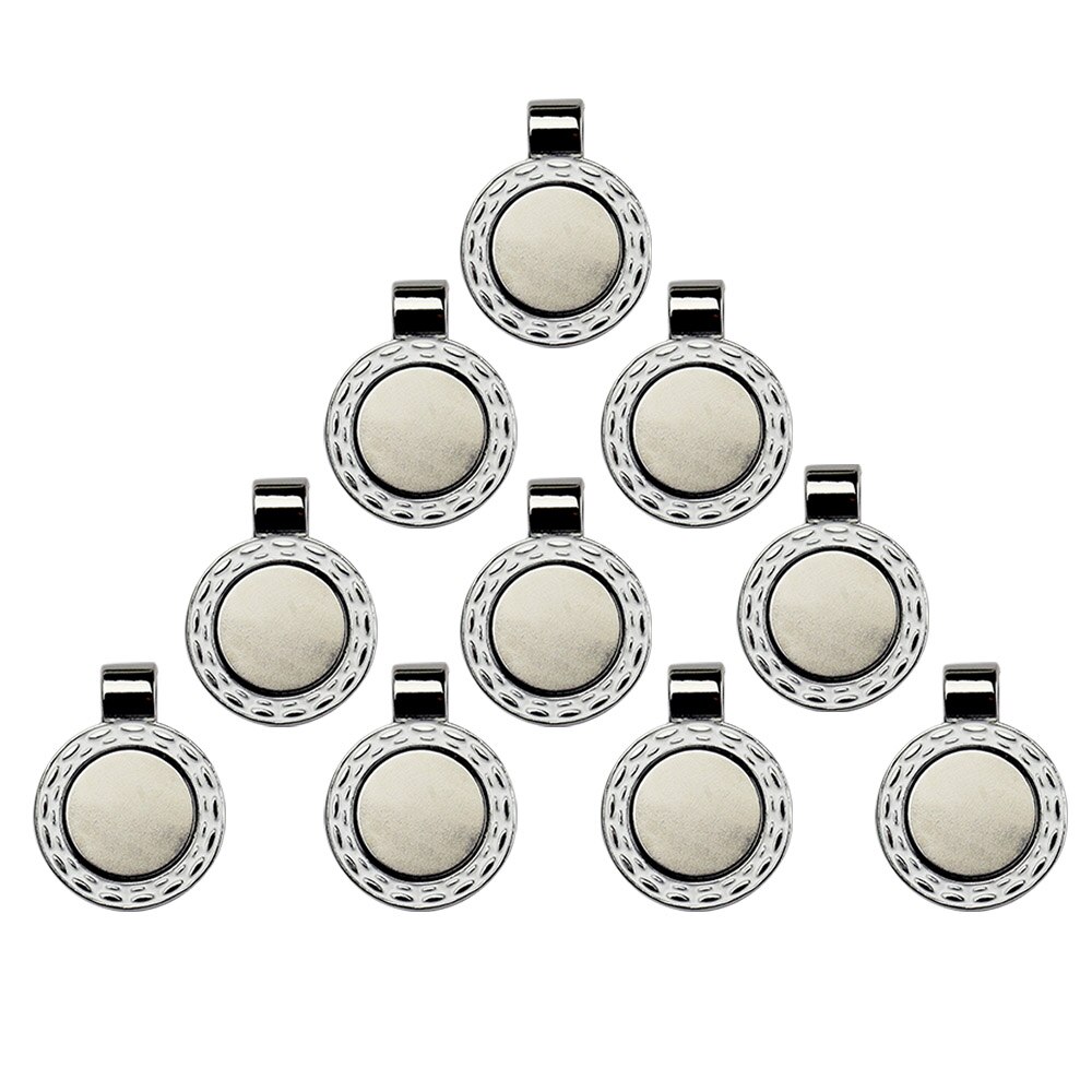 PINMEI Pendants Golf Necklace Pendants Golf Ball Mark Holders: white