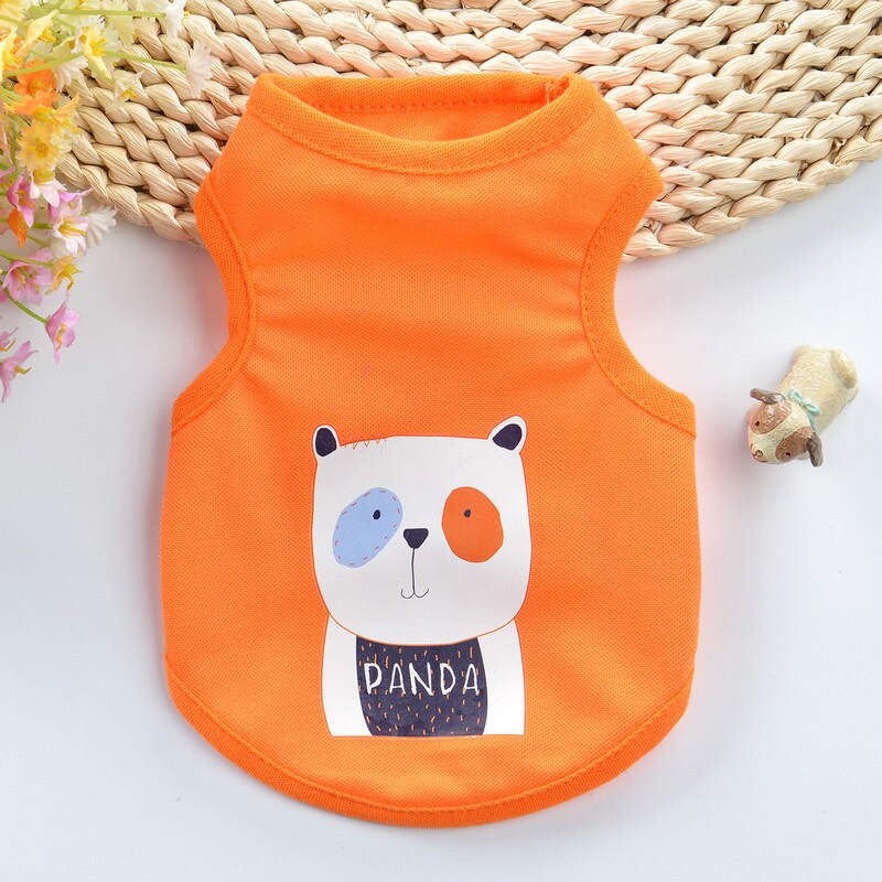 Panda Giraffe Printed Pet Dog Vest Cute Cartoon An... – Vicedeal