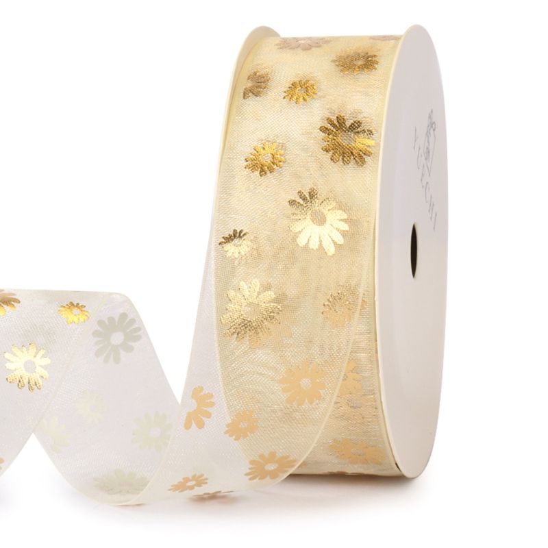 1 rol polyester lint diy strik knutsellinten kaart inpakken bloemen bloemgebonden verpakking taart bakken decoratie: G