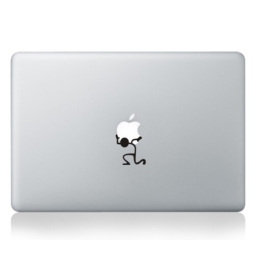 Funny Cartoon Laptop Partial Sticker for Apple Macbook Pro Air Retina 11 12 13 15 Laptop PVC Vinyl Decal laptop Skin Sticker: MB black-Part A(20)