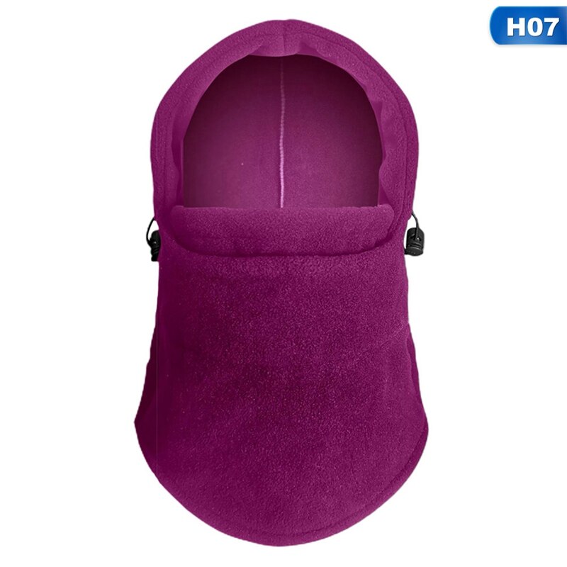 Winter winddichte wandelmutsen heren warme thermische fleece bivakmutsen gezichtsbedekkende mutsen ski fiets motor nekwarmer helm muts: H07