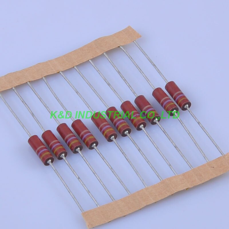 10x Carbon Composition Resistors - 0.5W, 470 Ohm & 0.33 Ohm - Non-Grounding Electric Plug