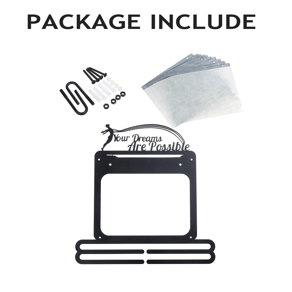 Holdbart stål medalje bøjle medalje holder display stativ løb svømme gymnastik maraton cykel sport medalje hjem dekoration