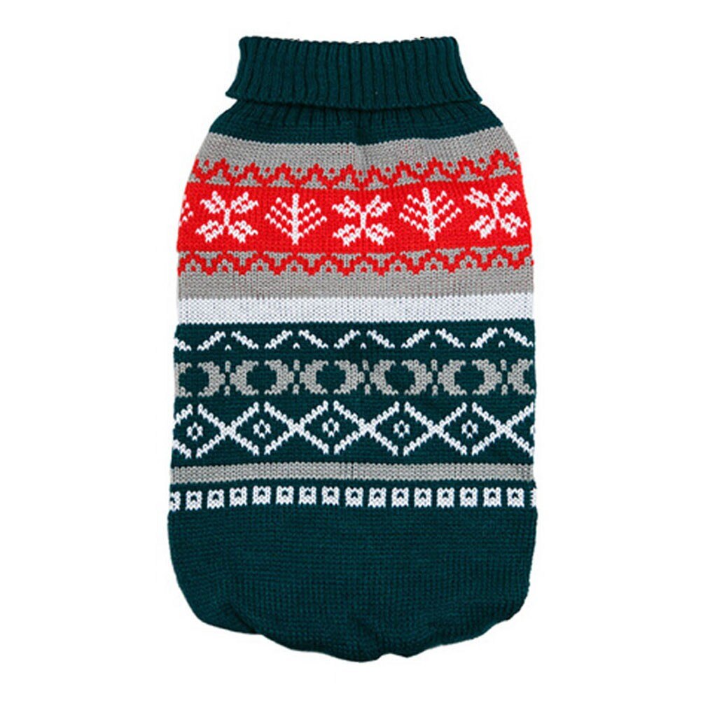 Vêtements pour animaux de compagnie hiver chien pull mignon chien vêtements pull chiot chemise doux manteaux pour animaux de compagnie noël wapiti vêtements pour petit chien moyen: Green / M