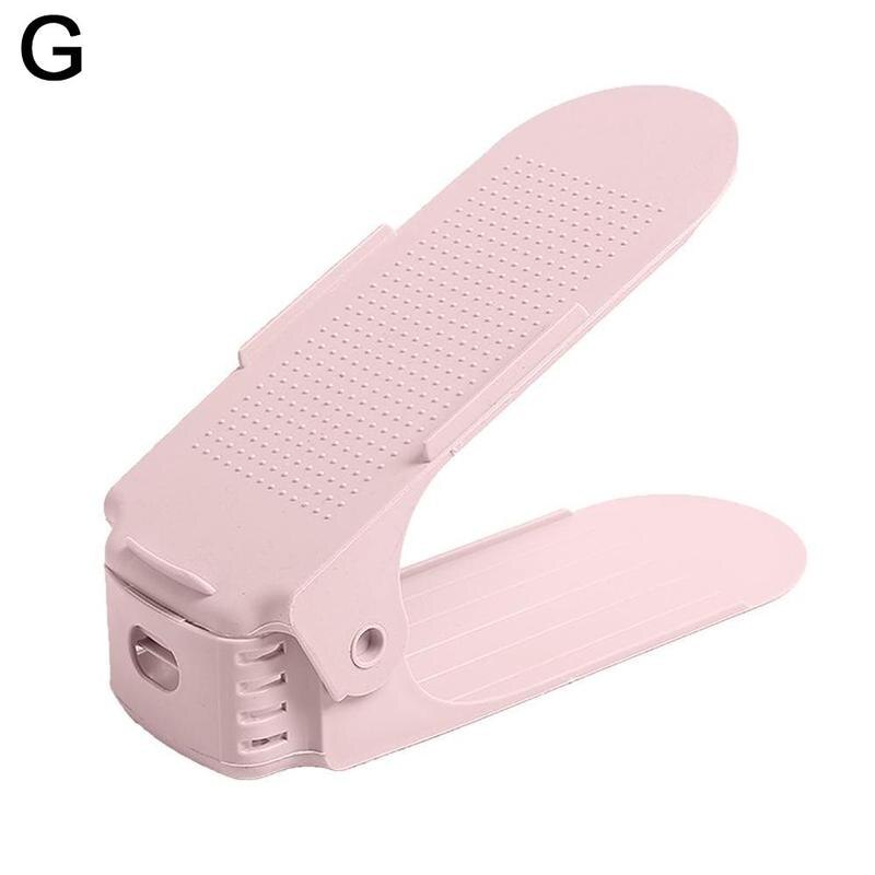 Adjustable Shoe Rack Three-speed Thickened Home Essential Removable Shoe High Storage Organization Product Rack And Qua X6g5: G