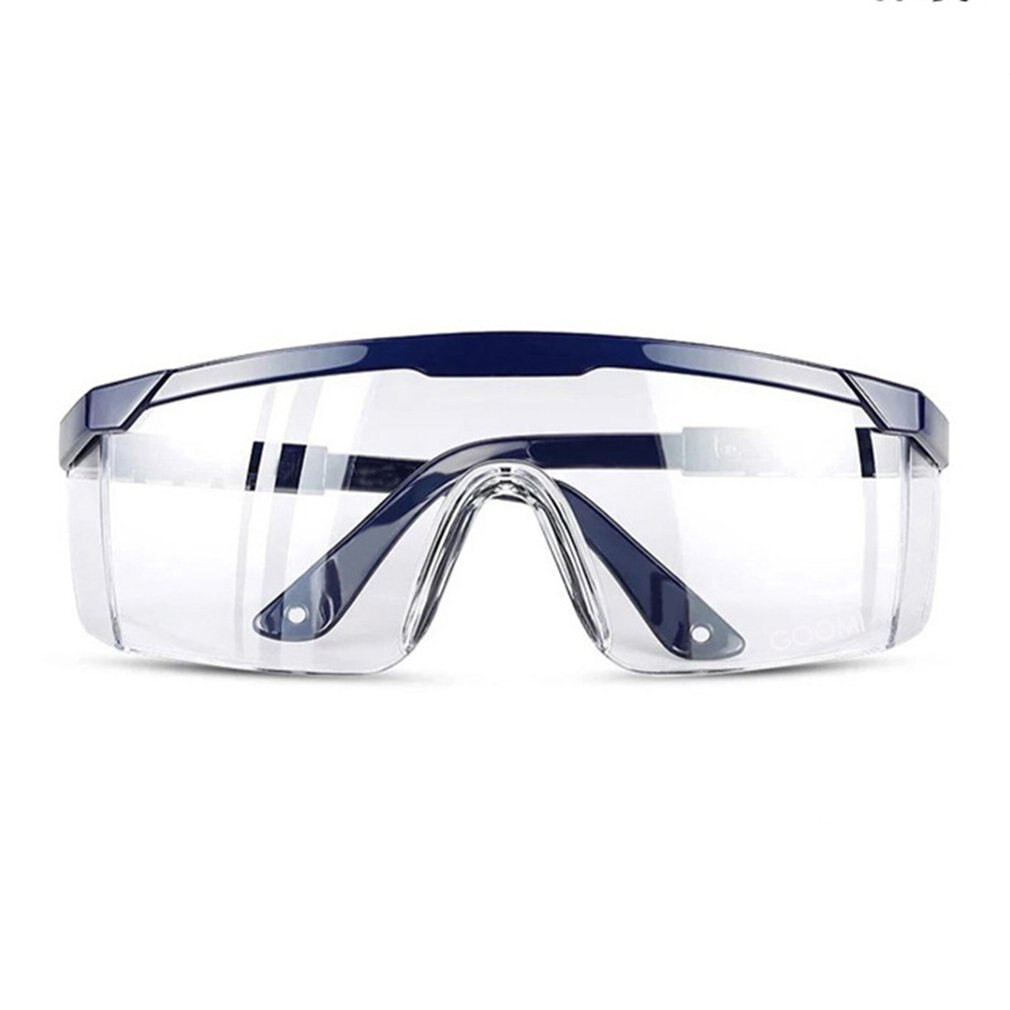 Beskyttelsesbriller fungerer anti støv øje anti-tåge antisand vindtæt anti støv spyt gennemsigtige beskyttelsesbriller øjenbeskyttelse: Strækbar 1