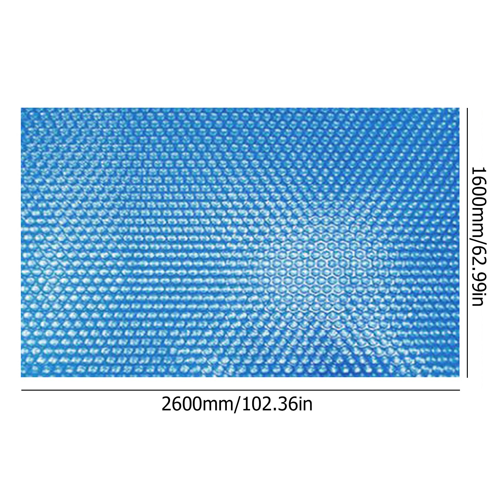 Pool Solar Tarpaulin Thick Solar Film CoverPool Cover Solar Tarpaulin Swimming Pool Protection Cover Heat Insulation Film: 260X160CM