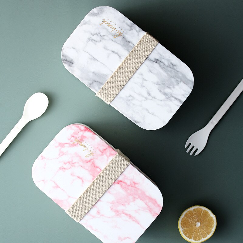 Double Bento Box japanese snack box containers for food Breakfast Boxes insulated lunch container lunch box for kids