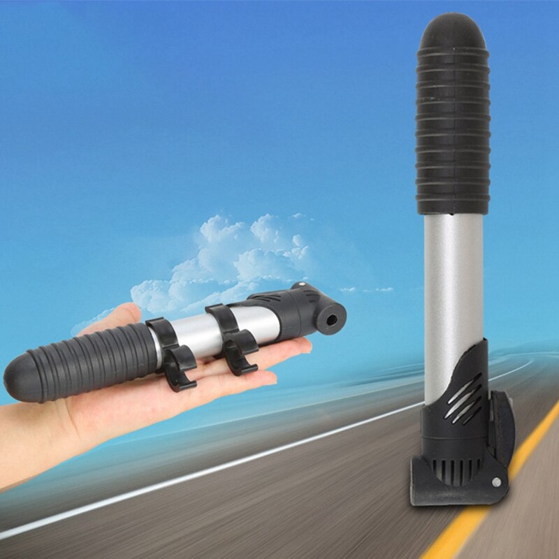 Mini Bike Pump Aluminum Alloy Bicycle Hand Air Pump Tire Inflator Road Cycling Pump