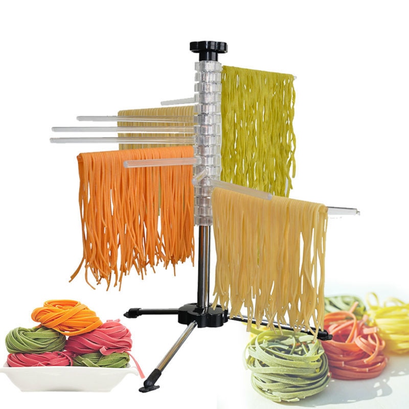 Hjemmelavet nudeltørrestativ sikkert materiale spaghetti pasta holder roterbar pasta tørretumbler kogeredskaber køkken gadget værktøjer