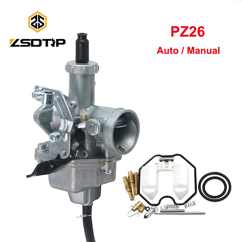 ZSDTRP – carburateur Keihin 26mm, carburateur CG125CC CG140 CG150CC, Auto/câble, starter, avec Kit de réparation