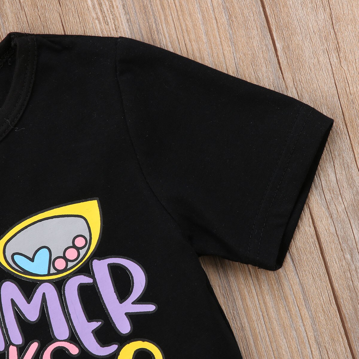 Leuke Zomer Pasgeboren Baby Jongen Meisje T-shirt Katoen Crew Neck Tee Tops Bijpassende Kleding Maat 0-24 M