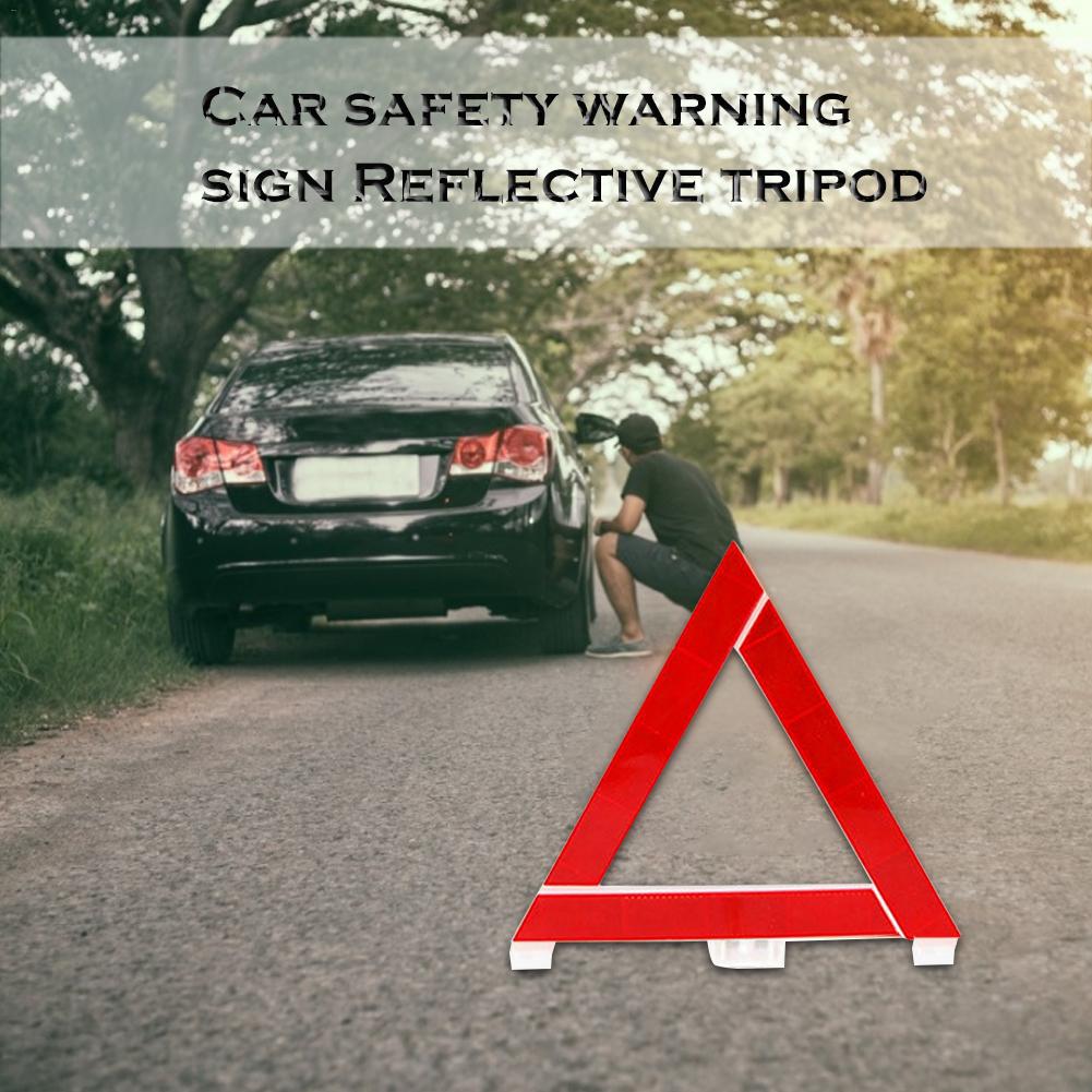 Car Accessories Car Vehicle Emergency Breakdown Warning Sign Triangle Reflective Road Safety Parking Warning Signs