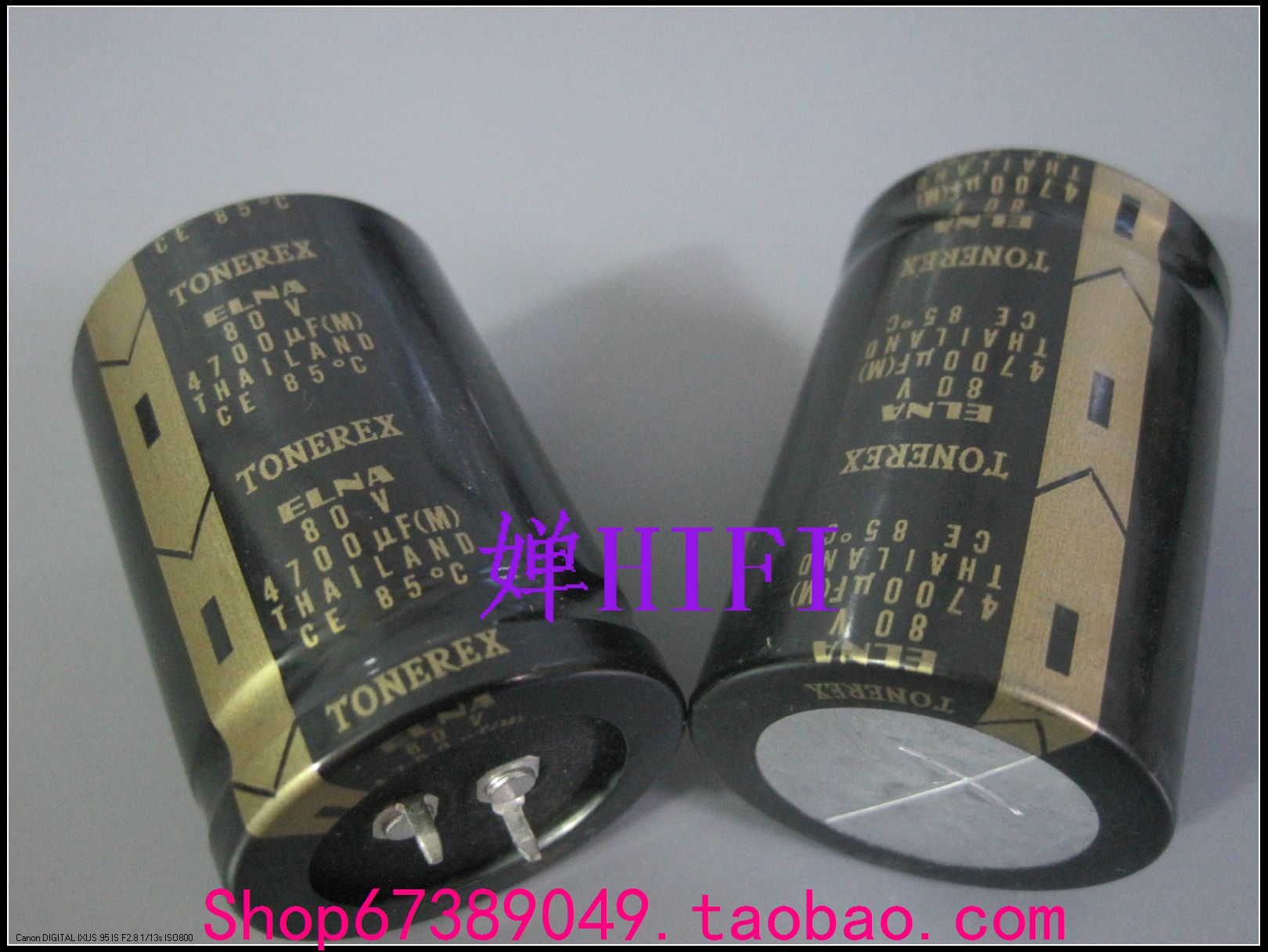2 sztuk ELNA TONEREX 80V4700UF 35X50MM obrabować 4700UF 80V tuner kondensator audio 4700 uf/80 v czarne złoto