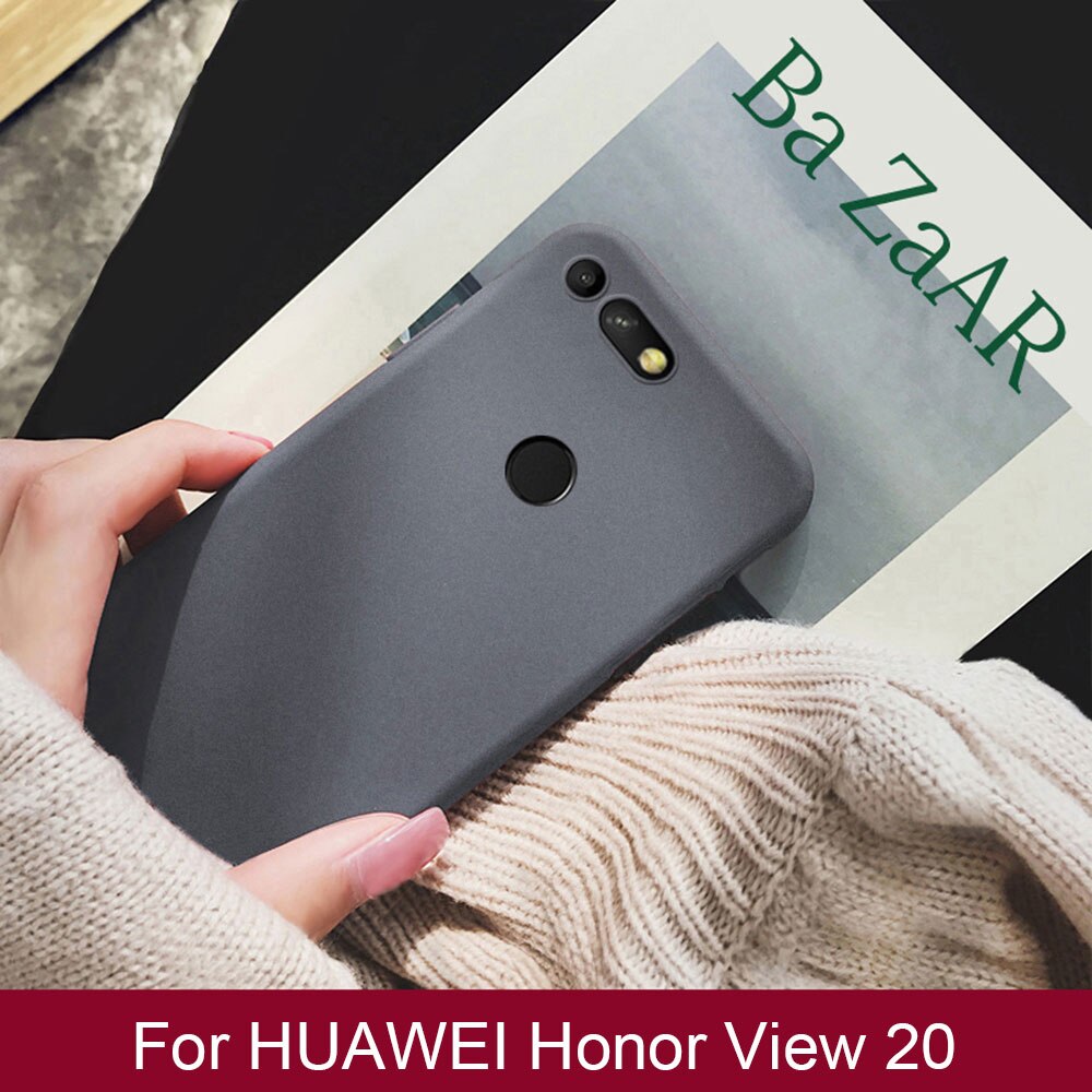 LECAYEE matt schlicht Farbe fallen für Honor Ansicht 20 Huawei Honor V20 Anti-klopfen Silikon Weiche Telefon fallen Abdeckung reifen Charme verrotten: Gary