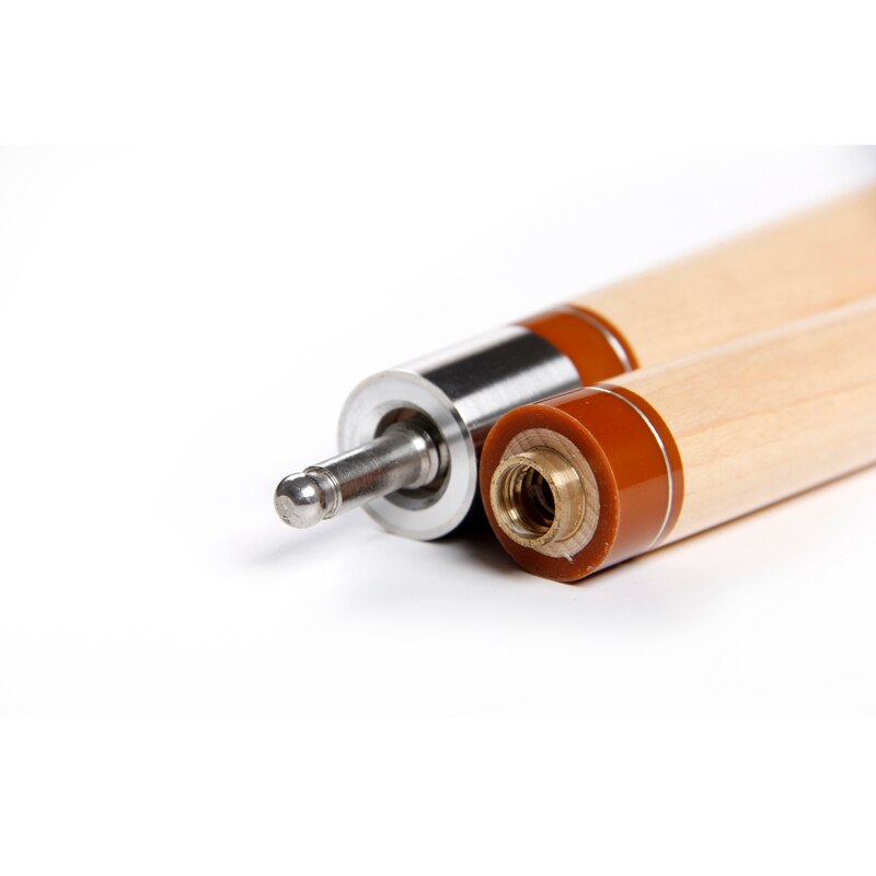 Premium Aged Oak Billiard Cue with Leather Wrap