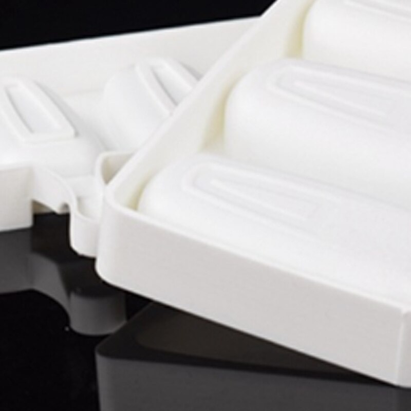 4 Cavity Popsicle Mold Silicone Ice Cream Mold With Sticks DIY Homemade Baking Desserts For Children Party Freezer Fruit Juice