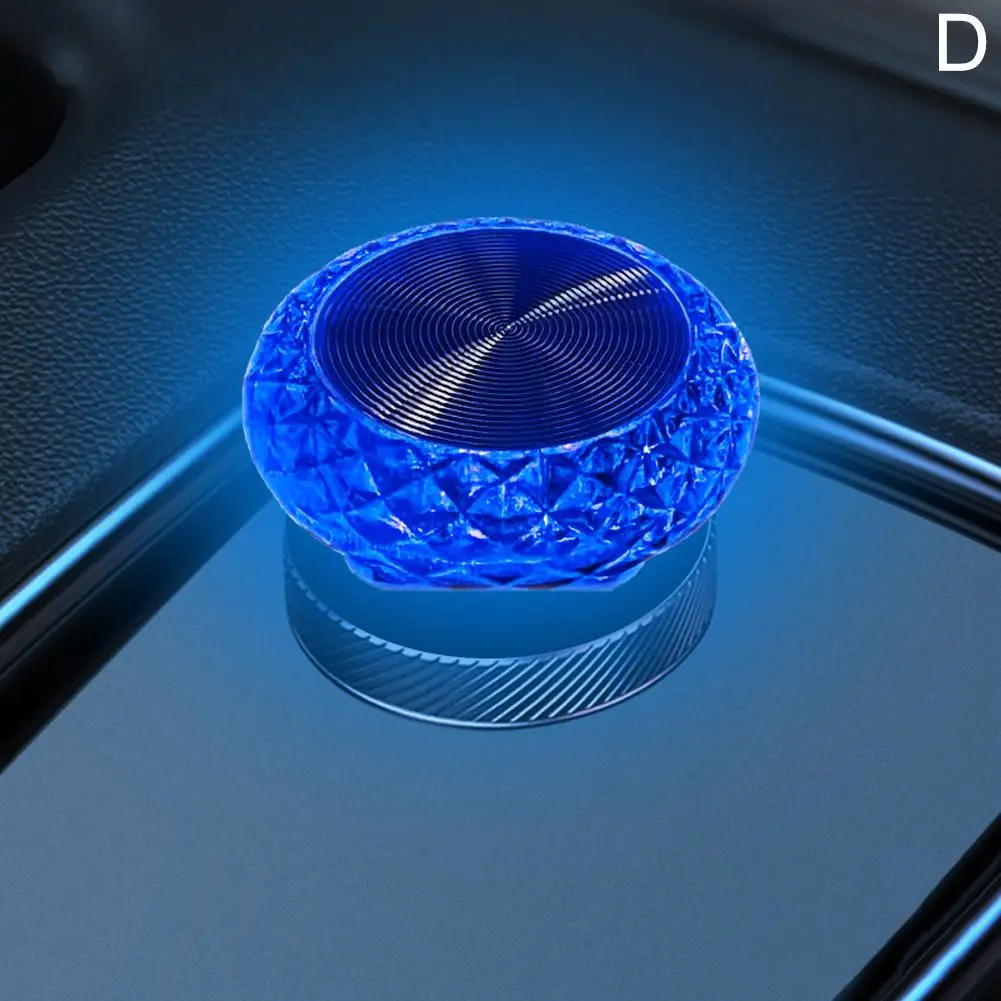 Mini lámparas LED de ambiente decorativas, luz ambiental LED USB portátil para ambiente Interior automático sin modificación: Azul oscuro