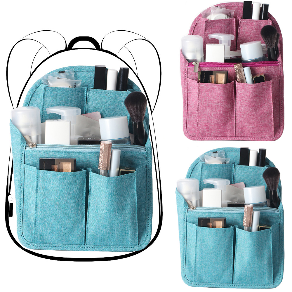 Backpack Organizer Insert Nylon Organizer Insert for Backpacks Rucksack Shoulder Bag Women Daypack Divider Foldable