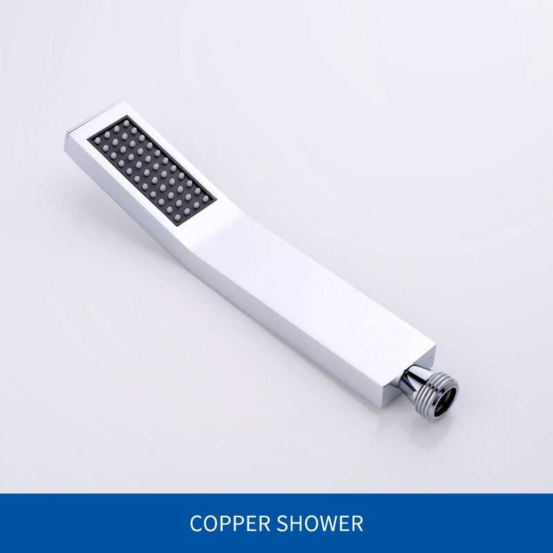 Alcachofa de ducha de mano de latón de montada en pared, alcachofa de ducha de latón, soporte de latón y pulverizador de ducha ahorrador de MANGUERA DE AGUA: Shower Only