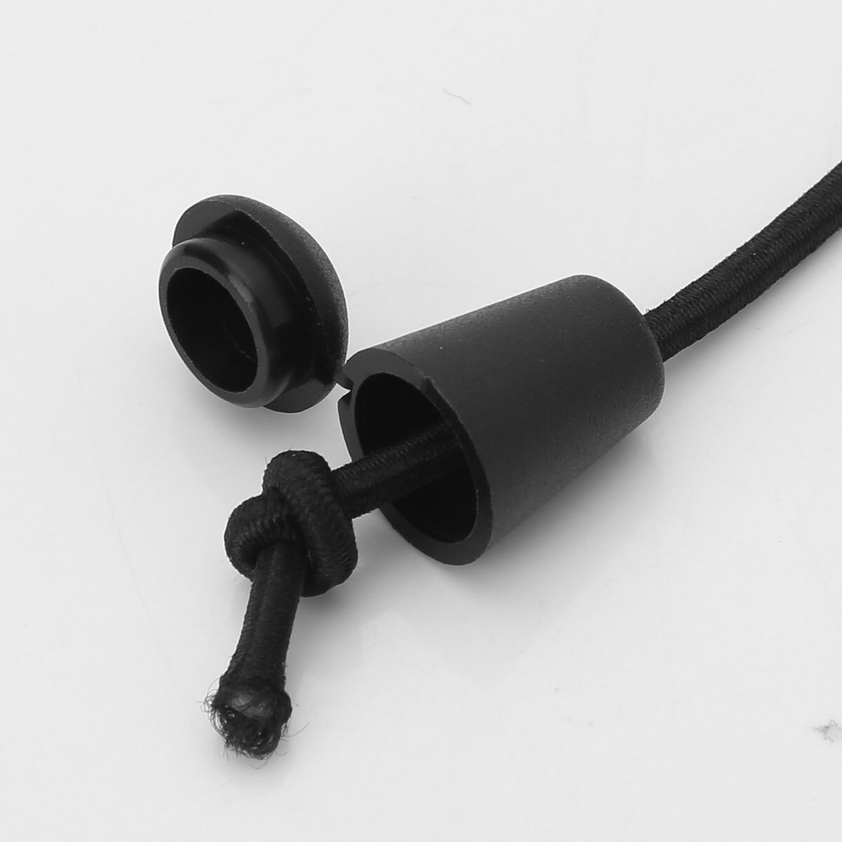 30 stuks koordstopper met afsluitbaar deksel, kunststof clip voor paracord, kleding, tassen, sportkleding, schoenen en accessoires