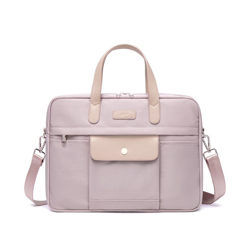 Office Women Laptop Briefcase Computer Bag Business Document Organizer Ipad Tote Ladies Handbag Messenger Purse Strap: 13inch Purple