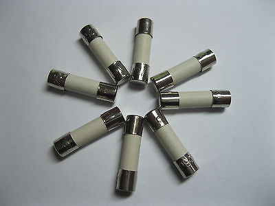 Fusibles Cerámicos De Acción Lenta T4A 250V – 5x20mm, Retardo De Tiempo, 10 Unidades, Para Electrodomésticos