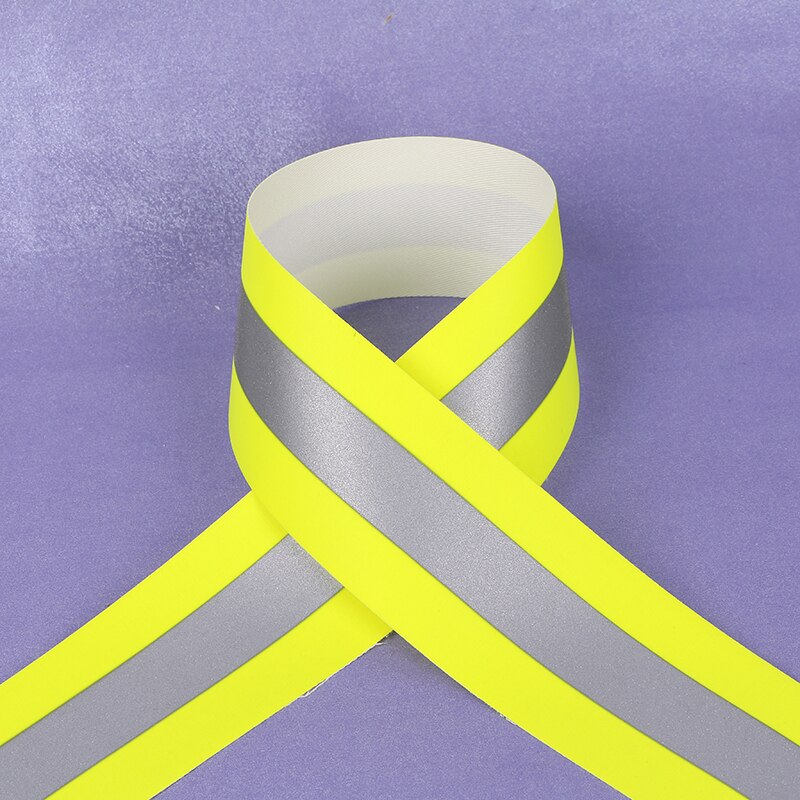 5m x 5cm Reflective Flame Retardant Cloth for Fire Clothing with Reflective Strip High Temperature Resistance Reflector Cloth