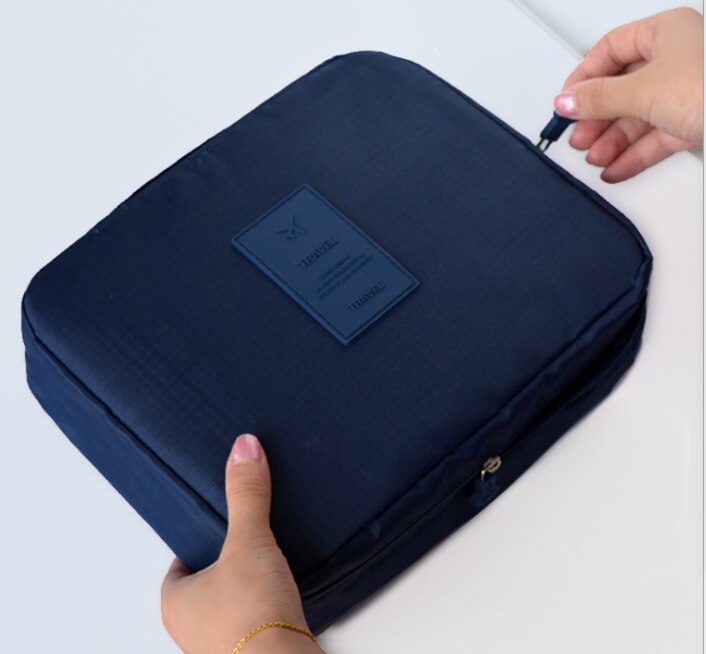 Sac à cosmétiques, enveloppes rouges à bouche multifonctions, trousse de maquillage de voyage pour hommes et femmes, trousse Portable étanche,: violet